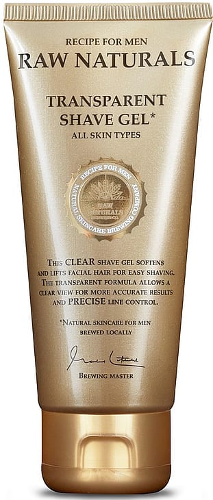 Raw Naturals Transparent Shaving Gel 100 ml
