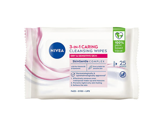 NIVEA Gentle Cleansing Wipes 25 pcs