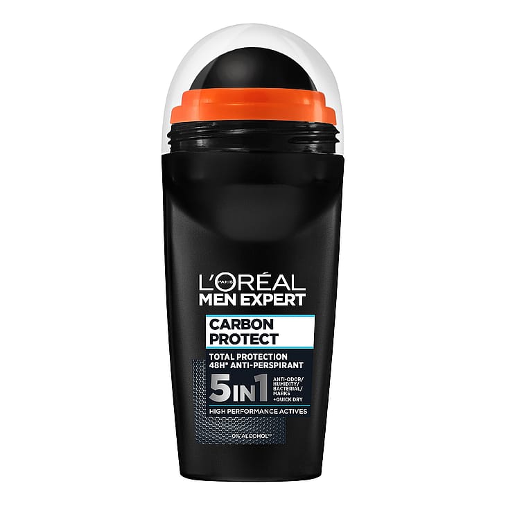 L'Oréal Paris Men Expert Carbon Protect Total Protection 48H Anti-Perspirant Deodorant Roll On 50 ml