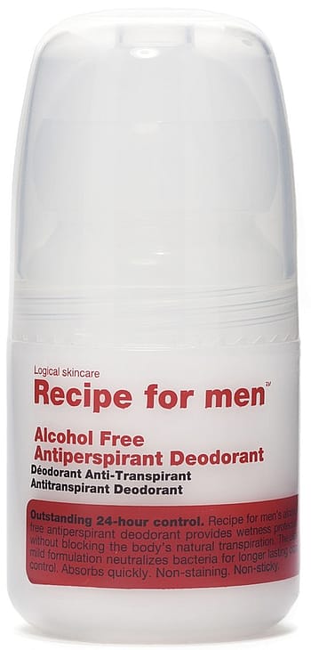 Recipe For Men Alcohol Free Antiperspirant Deodorant 60 ml